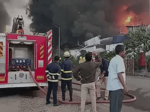Maharashtra: Fire Breaks Out At Chemical Factory In Navi Mumbai