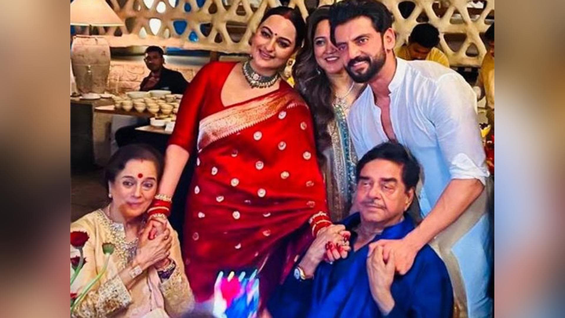 Shatrughan Sinha shares unseen moments from daughter Sonakshi Sinha's inter-faith wedding