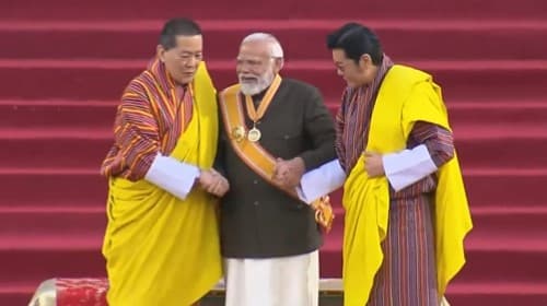 PM Narendra Modi Receives Bhutan's Highest Honour