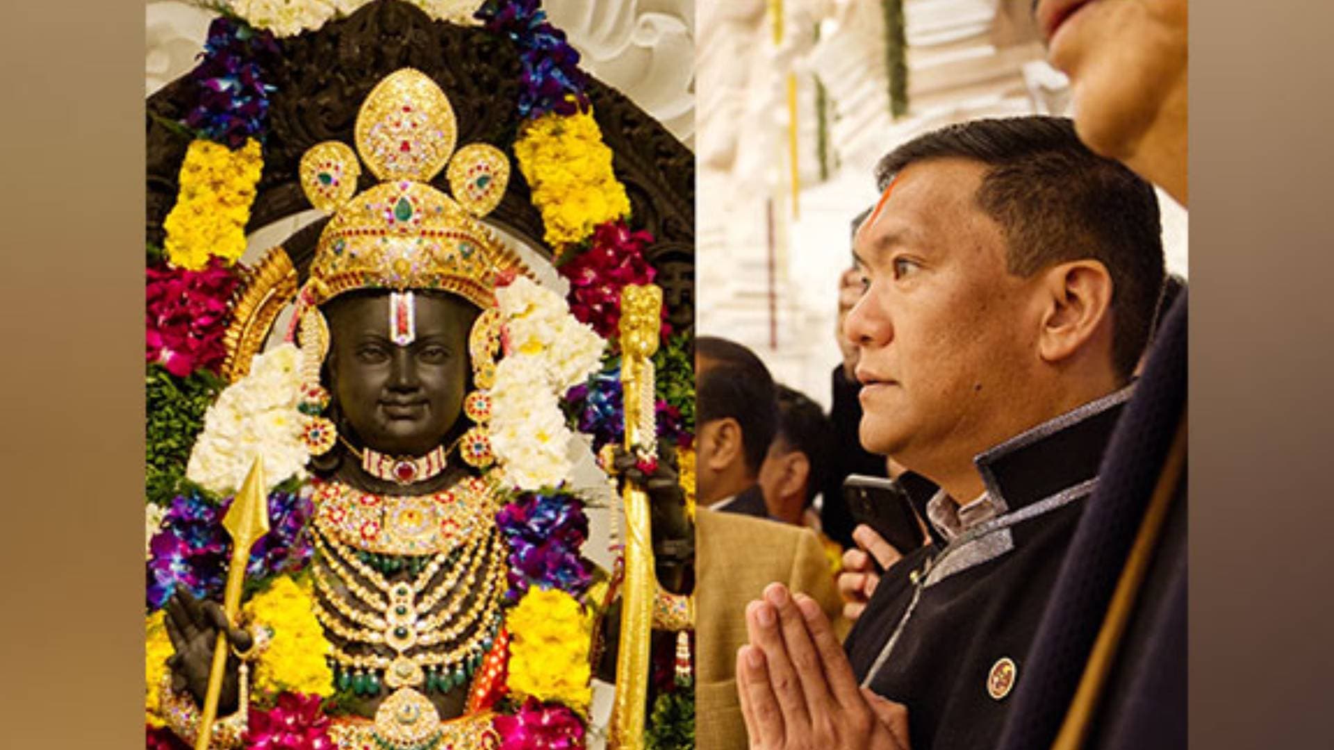 Arunachal CM Pema Khandu, His Cabinet Visit Ram Temple In Ayodhya