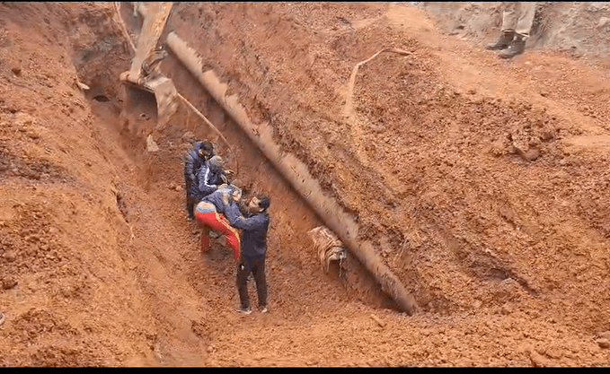 Two Labourers Killed Due To Landslide in Keonjhar