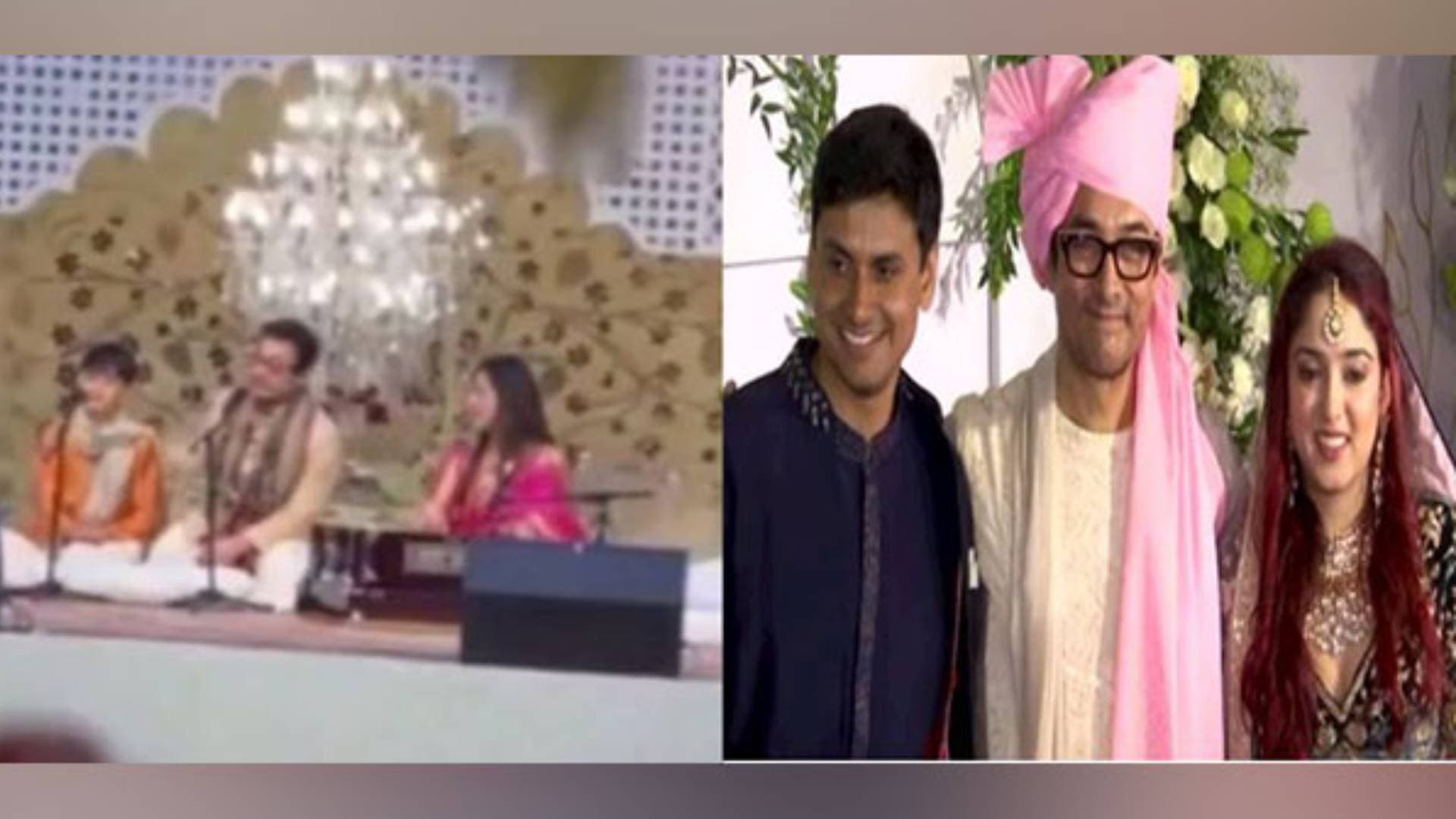 Aamir Khan With Son, Ex-Wife Kiran Rao Sing Special Song For Ira Khan At Sangeet Ceremony
