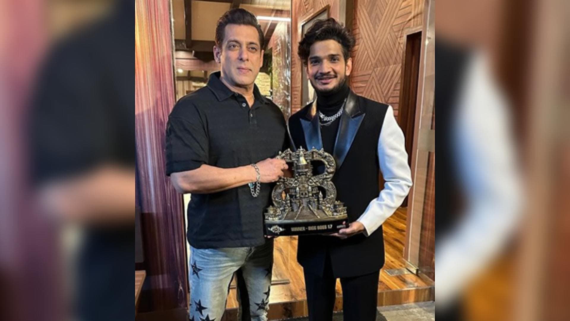Munawar Faruqui Shares Photo With Salman After Winning 'Bigg Boss 17’