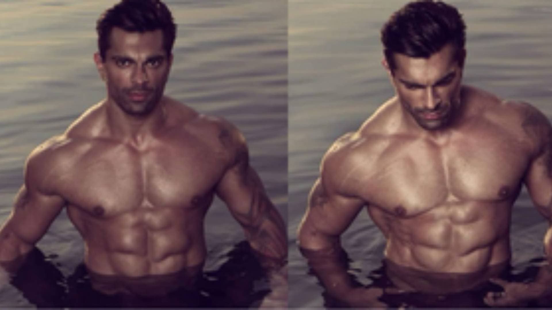 Karan Singh Grover Flaunts His Washboard Abs; Fans Say 'Hrithik Ko Competition Milega'