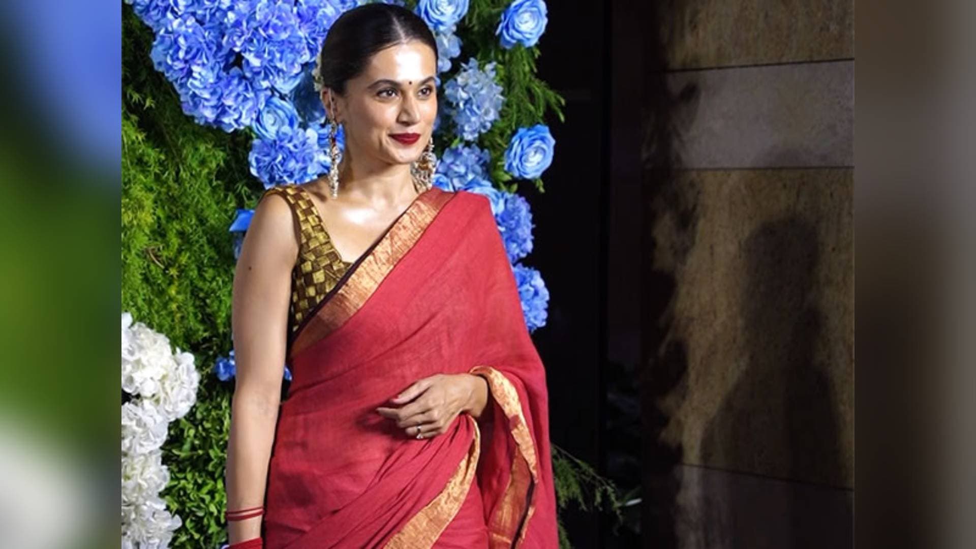 Taapsee Pannu makes first public appearance post wedding with Mathias Boe