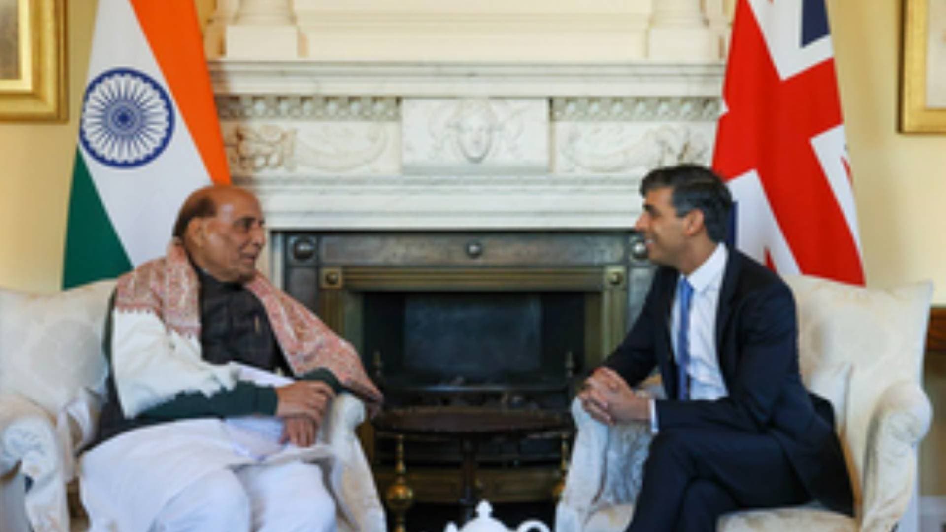 Rajnath Calls On Sunak During UK Visit, Discuss Enhancing Defence Ties