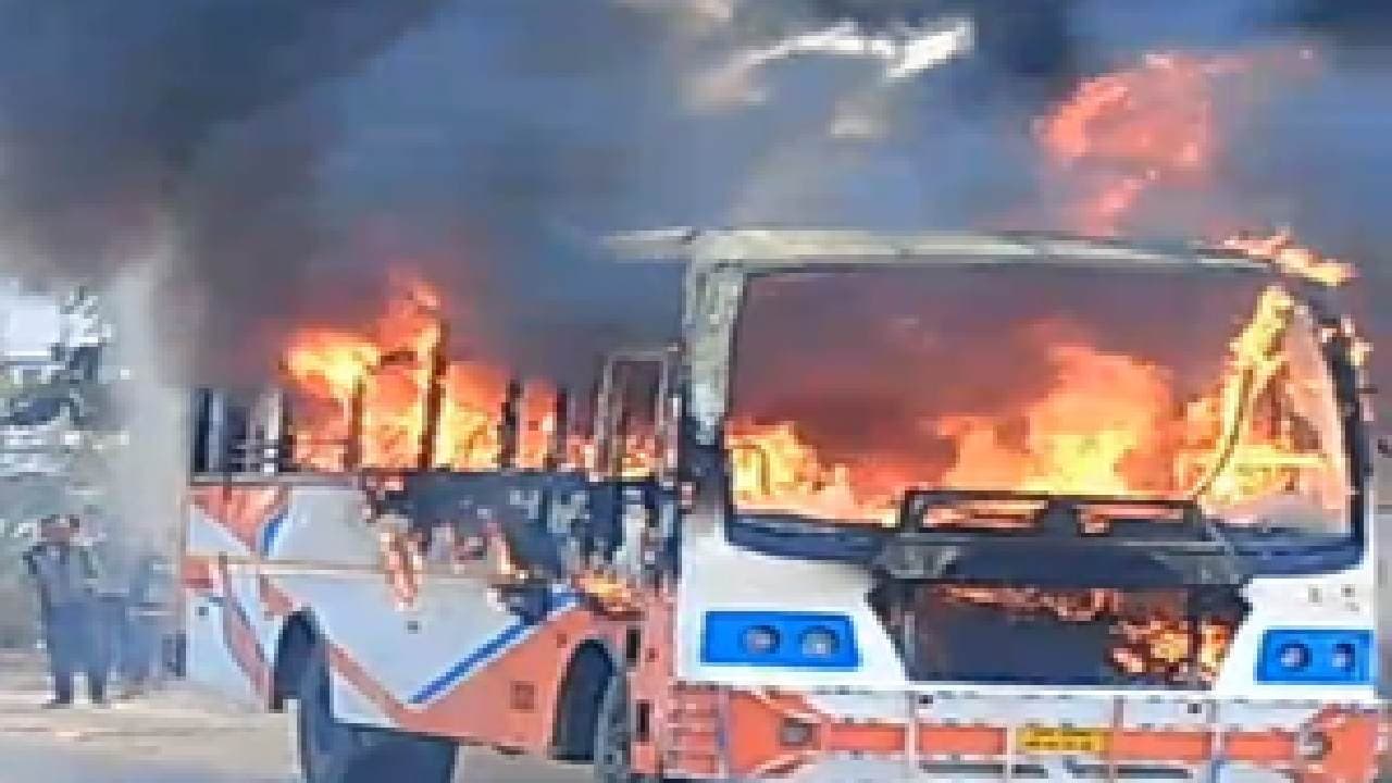 Miraculous Escape For Passengers As Bus Goes Up In Flames In Kerala