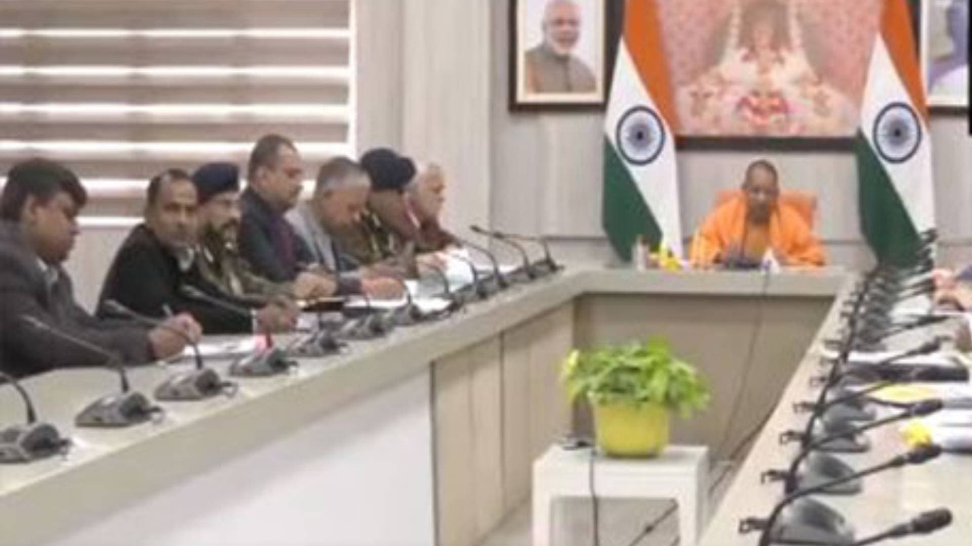 Uttar Pradesh: CM Yogi Adityanath Holds Meeting With Officials Ahead Of Ram Mandir Consecration