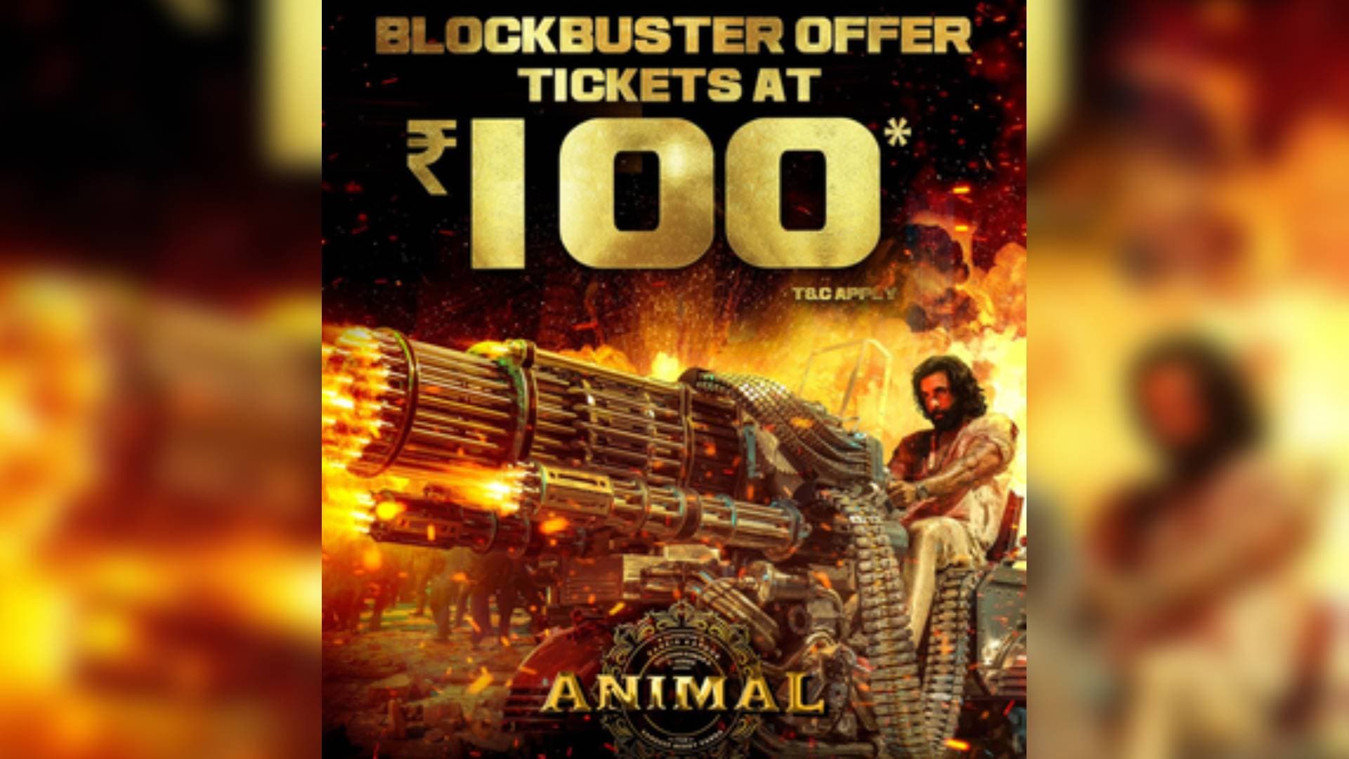 Ranbir Kapoor-Starrer 'Animal' Movie Tickets To Be Sold For Rs 100