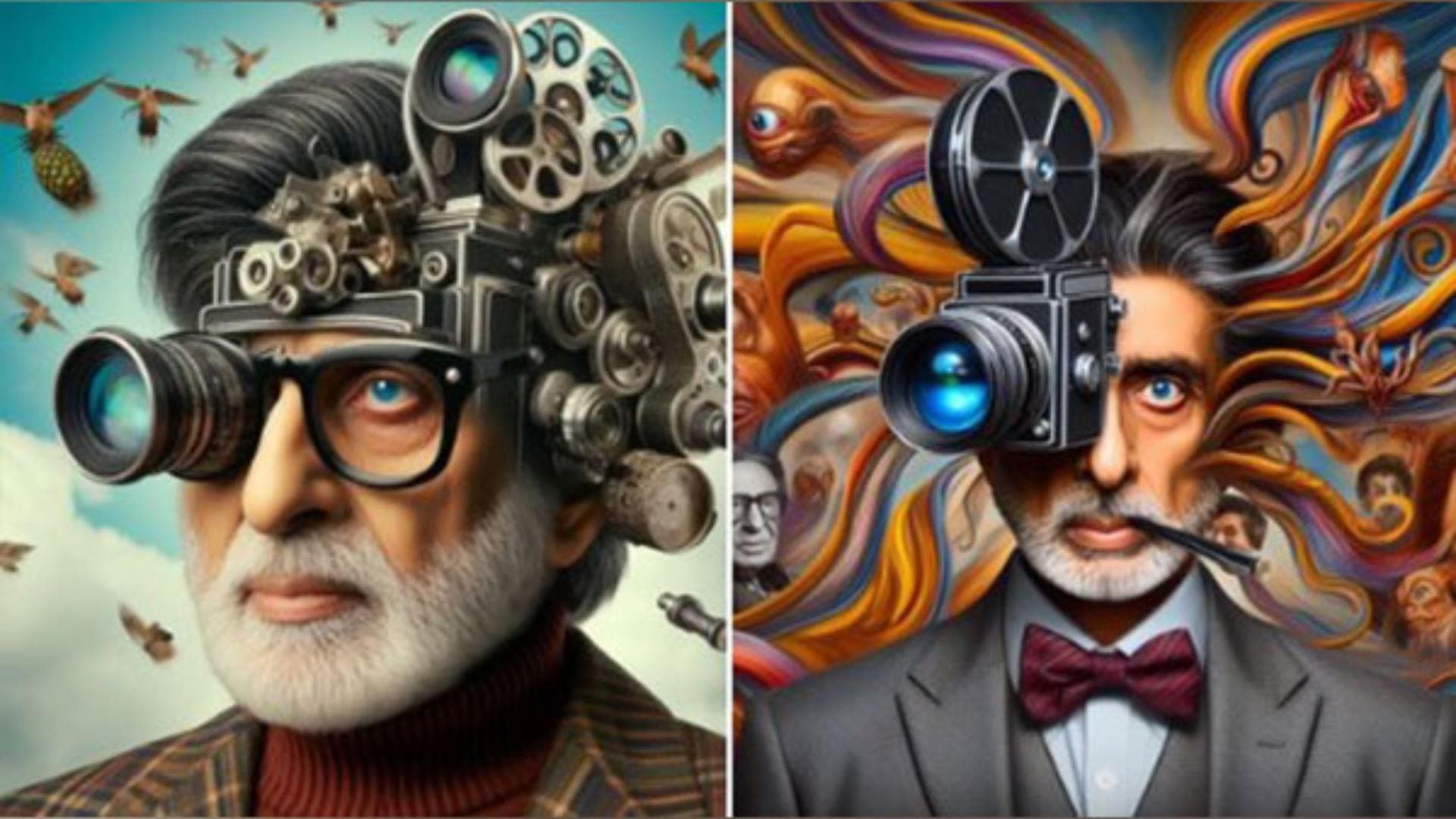 Amitabh Bachchan Celebrates 55 Years In World Of Cinema, Drops Pics In 'AI Avatar'
