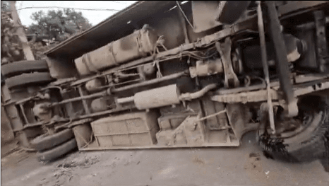 30 People Injured As Bus Overturns In Rourkela