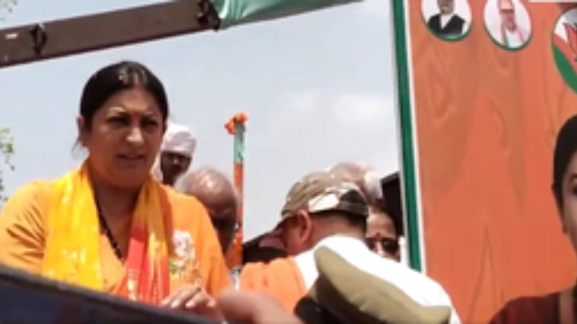 Smriti Irani Files Nomination From Amethi LS Seat