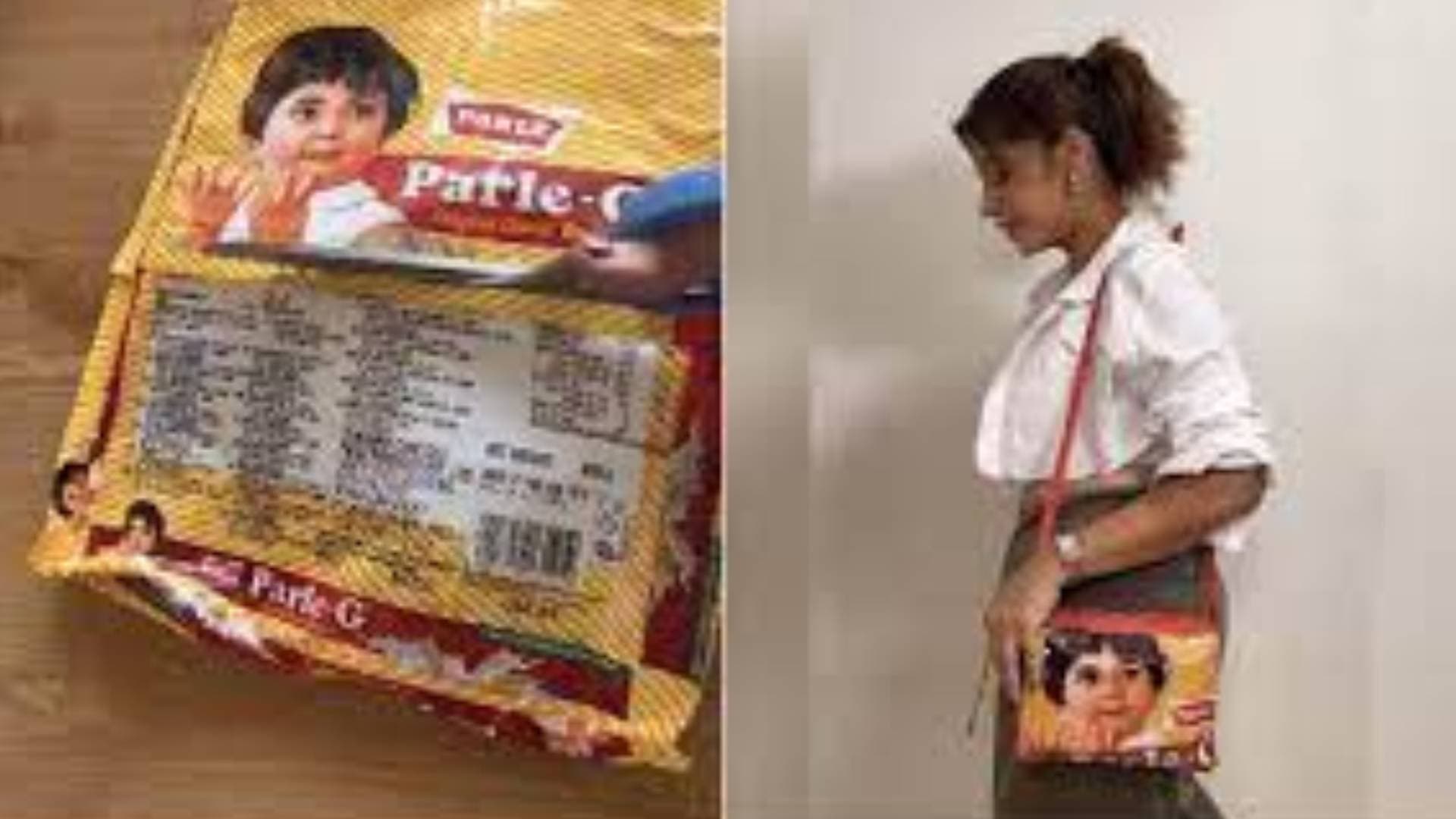 Woman Turns Parle-G Wrapper Into A Sling Bag, Netizens Impressed