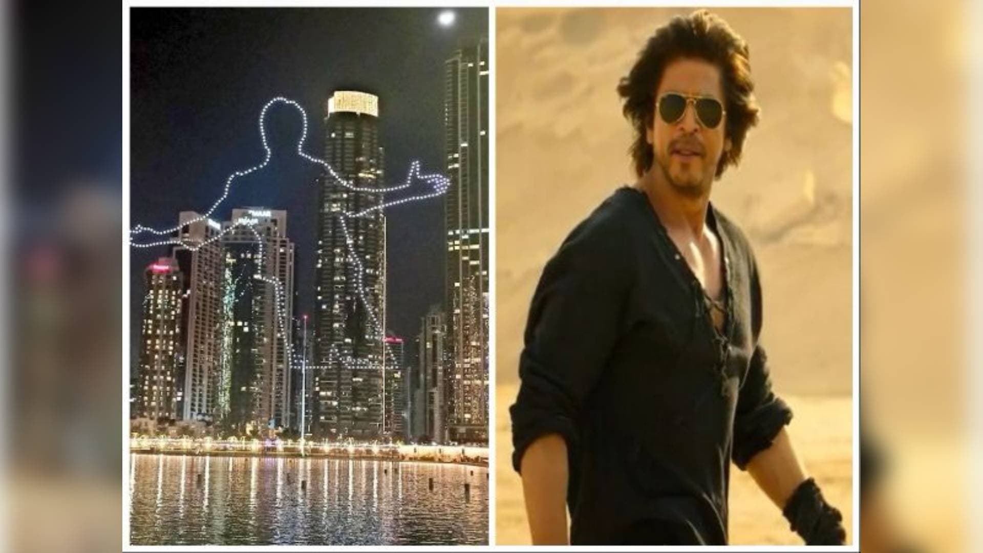 Stunning Drone Show Lights Up Dubai With SRK's Signature Pose