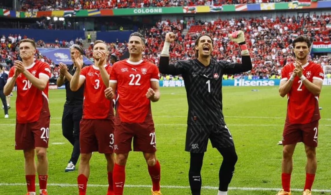 Euro 2024: Switzerland start campaign with a 3-1 victory over Hungary