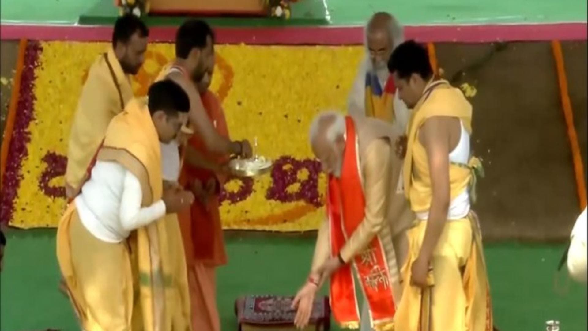 UP: PM Modi Lays Foundation Stone Of Shri Kalki Dham In Sambhal