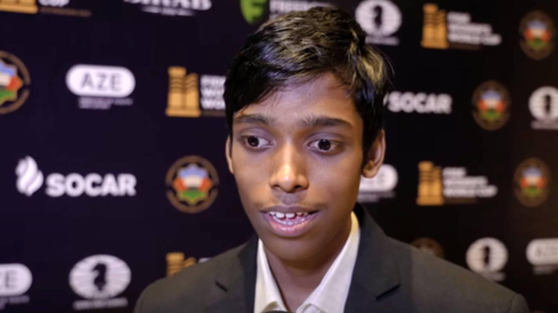 Praggnanandhaa Becomes India No. 1 After Beating World Champ Ding Liren