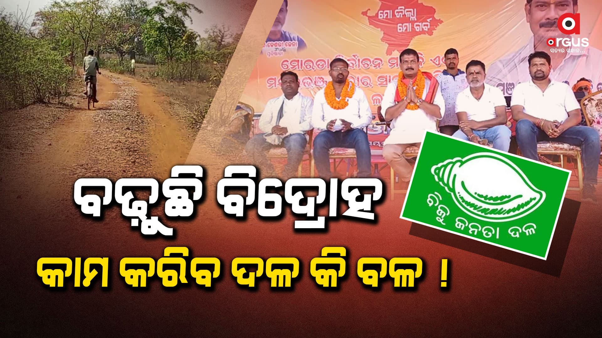 ମୋରଡ଼ାରେ ବିଜେଡ଼ି ଫାଳ ଫାଳ