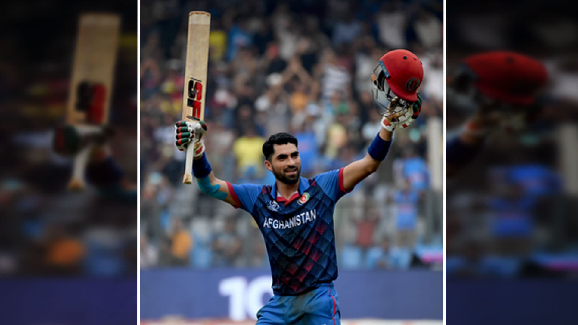 Ibrahim Zadran Scores Afghanistan's Maiden Century In World Cups
