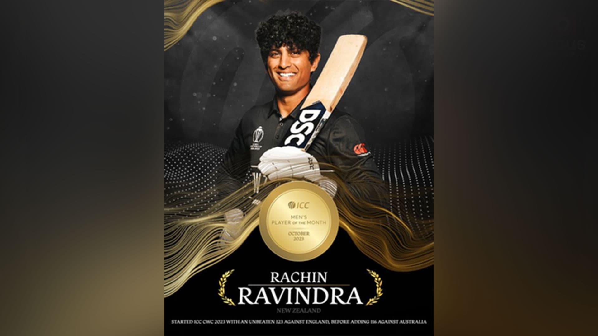 Rachin Ravindra, Hayley Matthews Crowned ICC Players Of The Month For October 2023