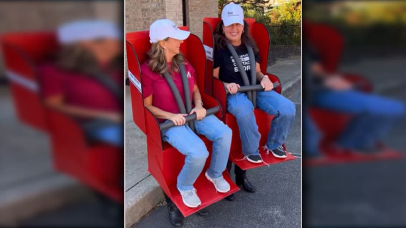 Halloween Horror By Sisters Dressed As Roller Coasters 