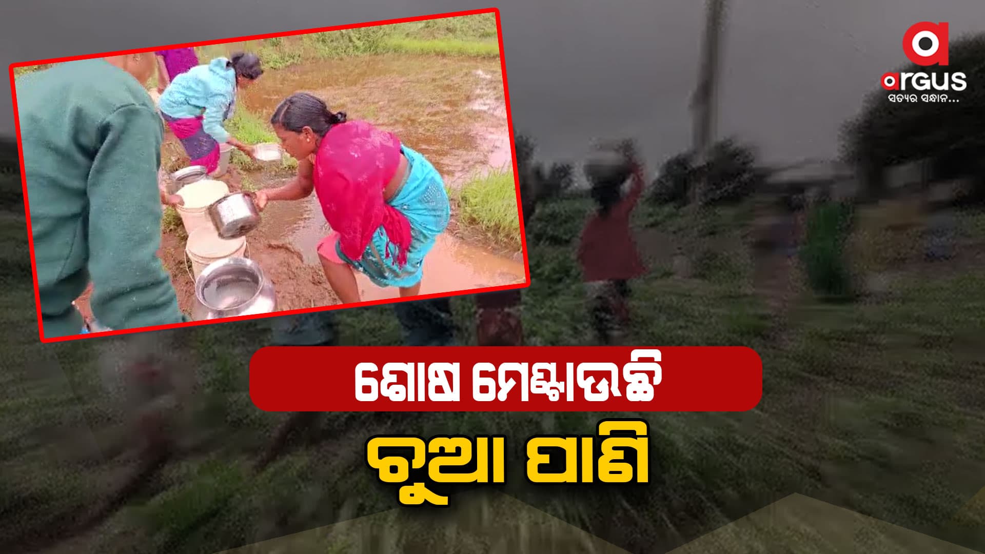 ବର୍ଷା ଦିନେ ବି ଚୁଆ ପାଣି ଭରସା