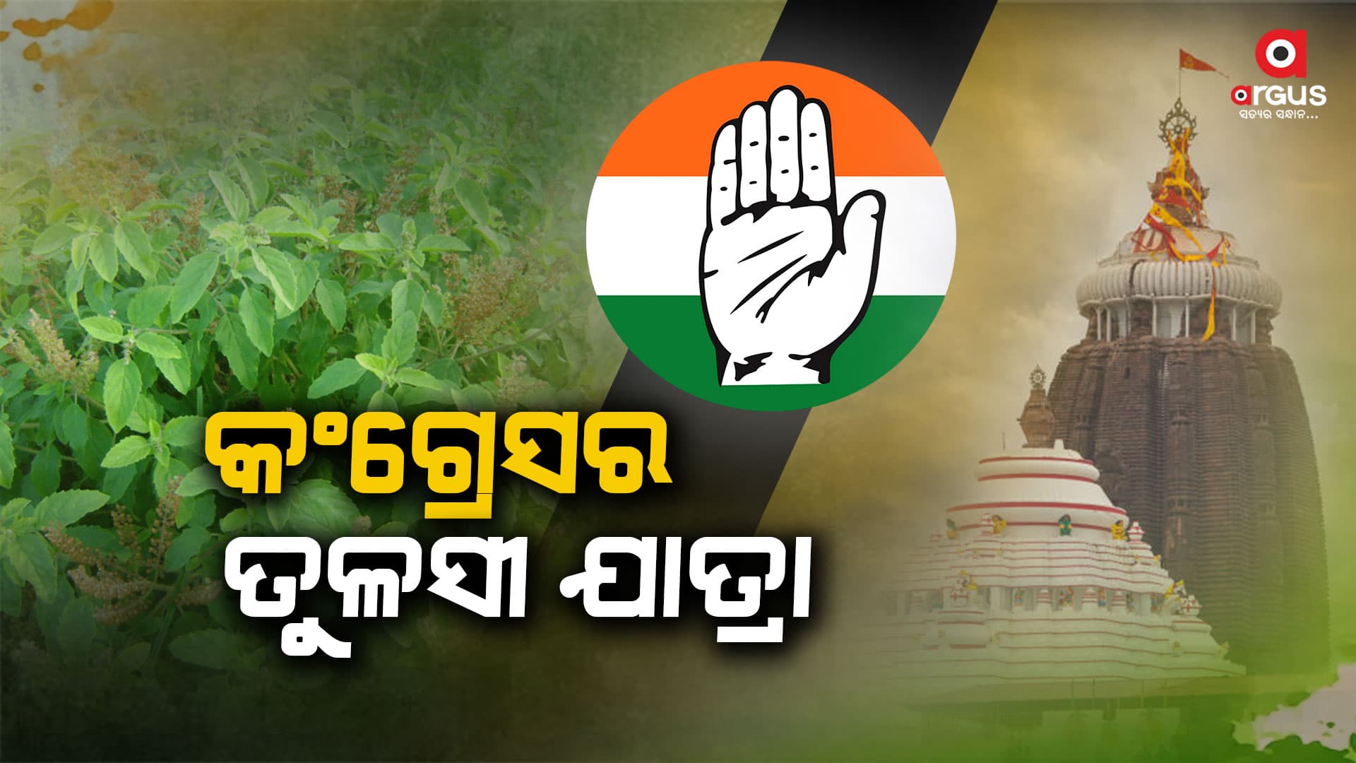 ୬ ଦଫା ଦାବି ନେଇ ଶ୍ରୀକ୍ଷେତ୍ରକୁ ତୁଳସୀ ଯାତ୍ରା କରୁଛି କଂଗ୍ରେସ