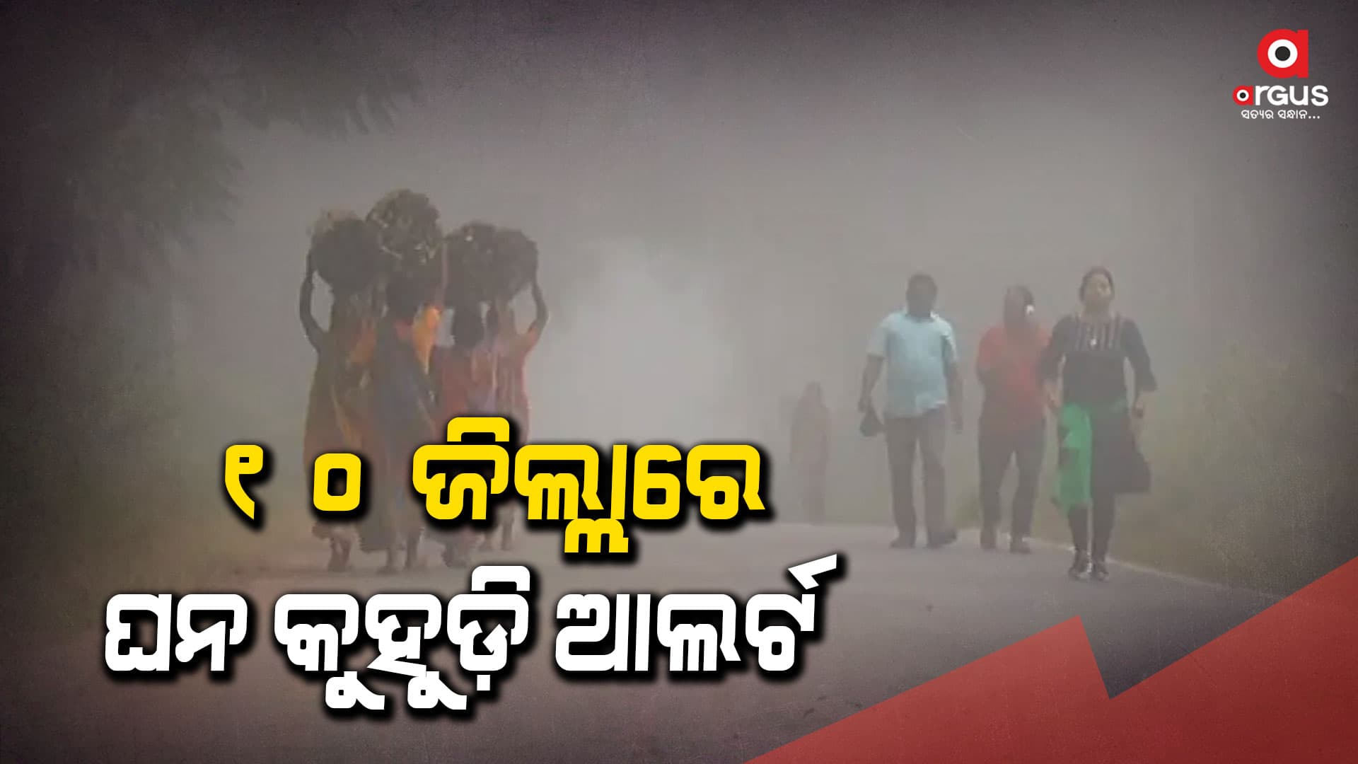 ଆସନ୍ତା ଦୁଇଦିନ ପର୍ଯ୍ୟନ୍ତ ଘାଣ୍ଟିବ ଘନ କୁହୁଡି