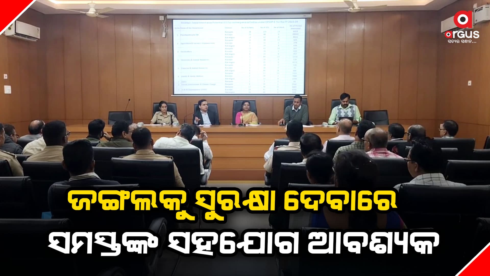 ମୟୂରଭଞ୍ଜ ଜିଲ୍ଲା ପ୍ରଶାସନ ପକ୍ଷରୁ ବନାଗ୍ନି ପ୍ରତିରୋଧ ନେଇ ସମନ୍ବୟ ବୈଠକ