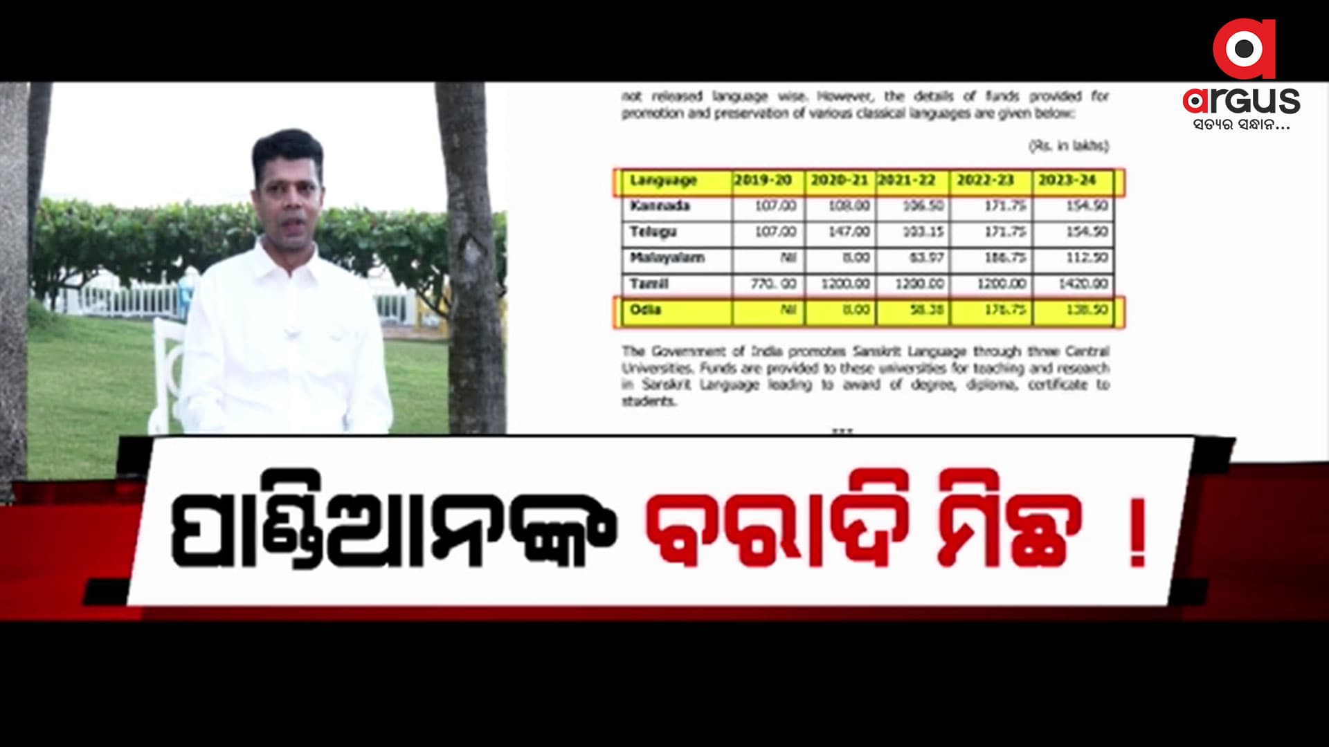   ବରାଦି ସାମ୍ବାଦିକ ସମ୍ମିଳନୀ କରି ପାଣ୍ଡିଆନ ହେଲେ ମିଥ୍ୟା ତଥ୍ୟର ସୌଦାଗର