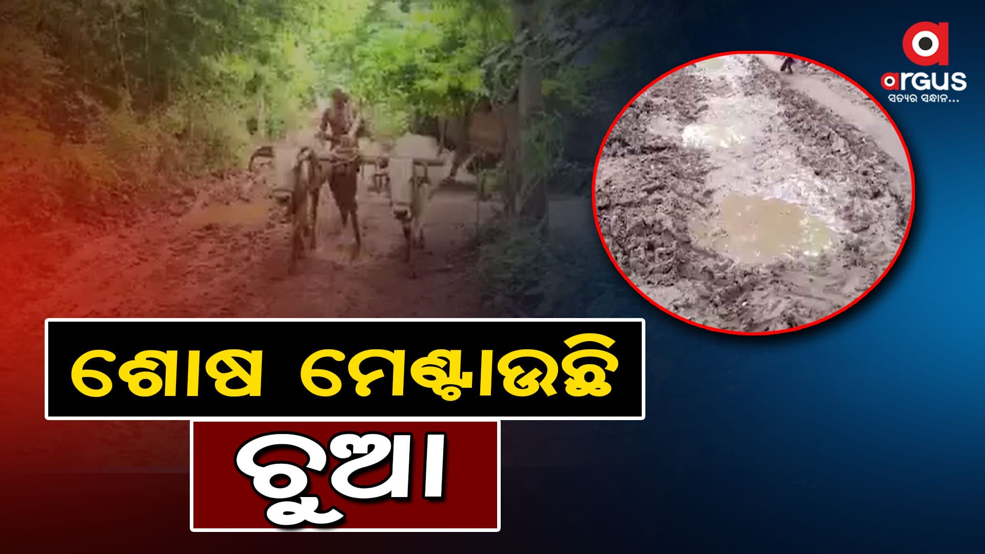 ନାହିଁ ପକ୍କା ରାସ୍ତା, କାଦୁଅ ପଚପଚ ରାସ୍ତା ପାଲଟିଛି ମୁଖ୍ୟ ସମସ୍ୟା