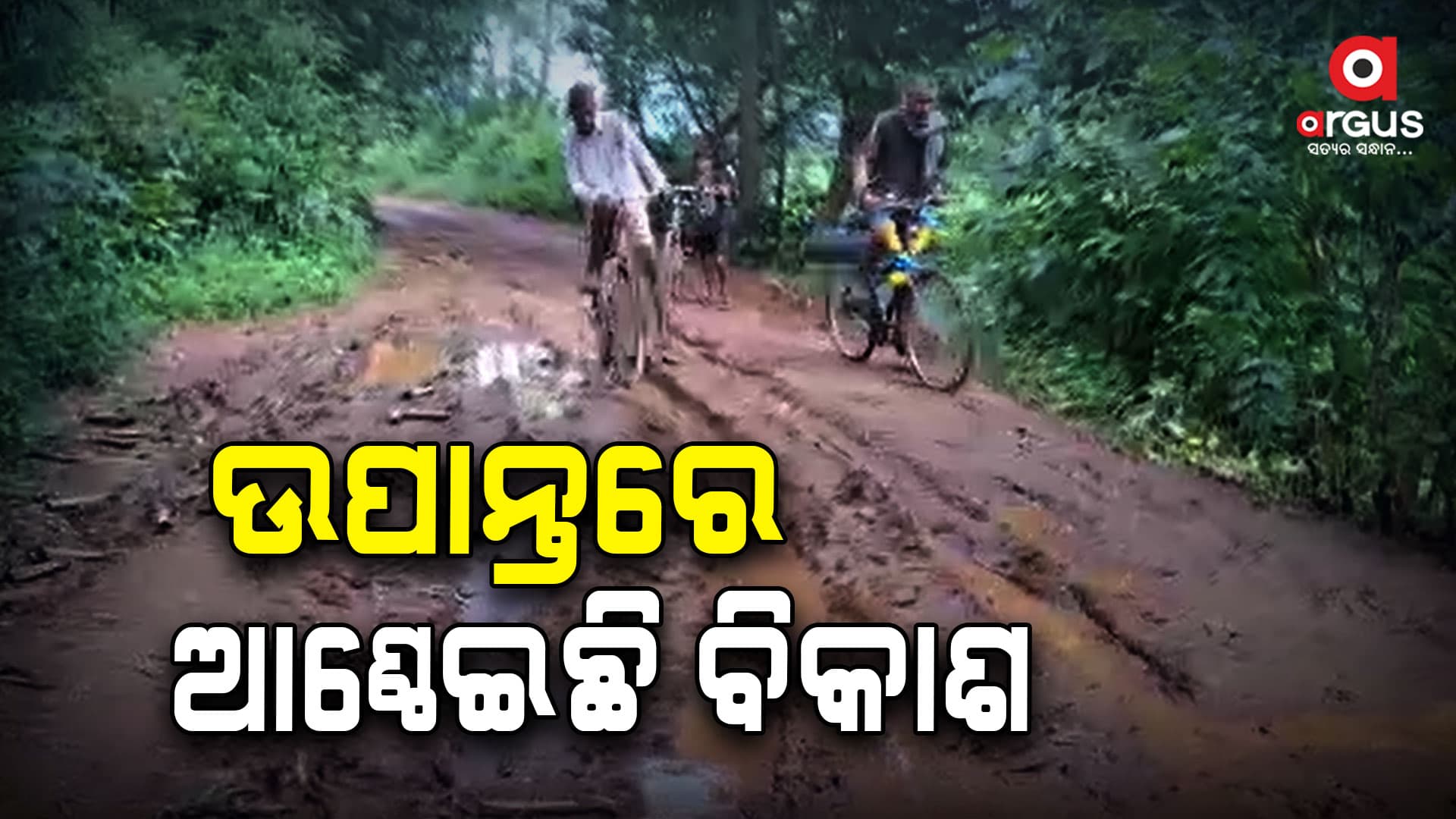 କାଦୁଅ ରାସ୍ତା କରୁଛି କଲବଲ