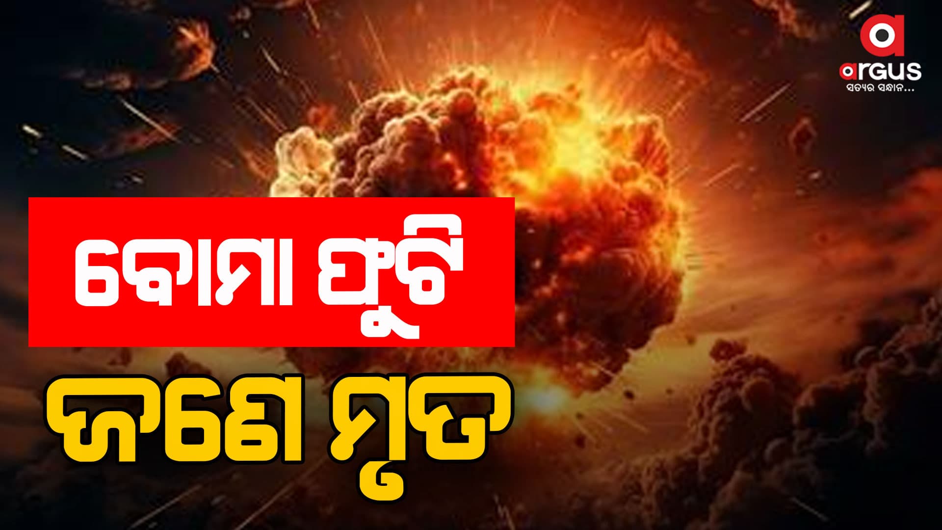 ବୋମା ନିଷ୍କ୍ରିୟ ବେଳେ ହାବିଲଦାର ମୃତ