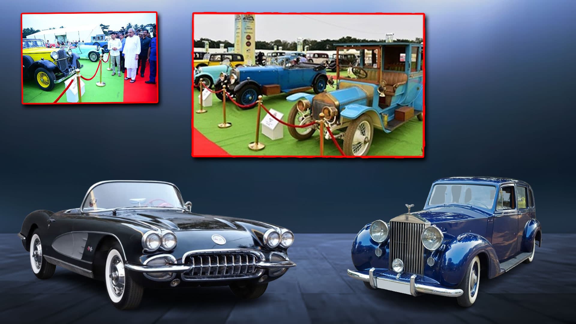 Vintage Car Exhibition In Bhubaneswar Attracts Big Crowds