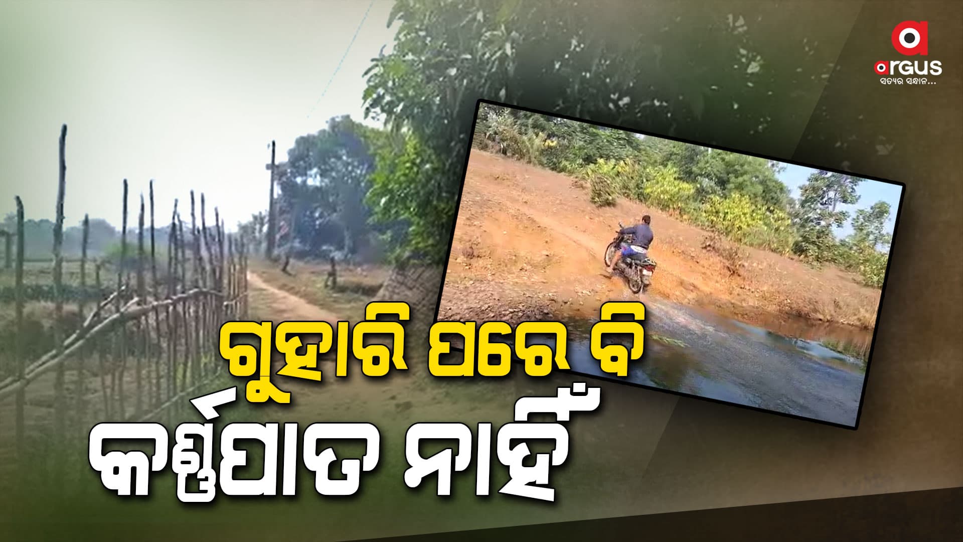 ମୌଳିକ ସୁବିଧାରୁ ବଞ୍ଚିତ ସୁଗ୍ରୀପାଲି ଗ୍ରାମବାସୀ