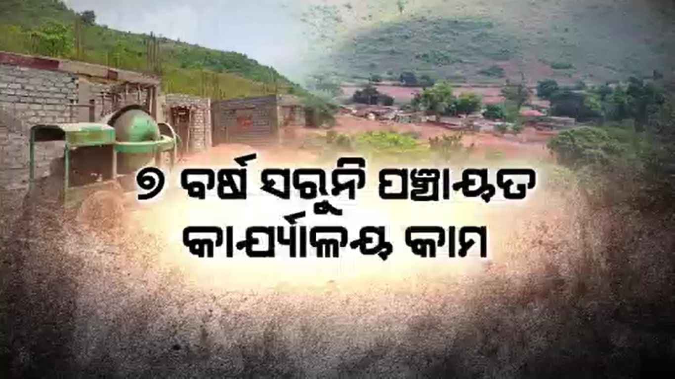ଗଛ ତଳେ ଚାଲିଛି ପଞ୍ଚାୟତ କାର୍ଯ୍ୟାଳୟ