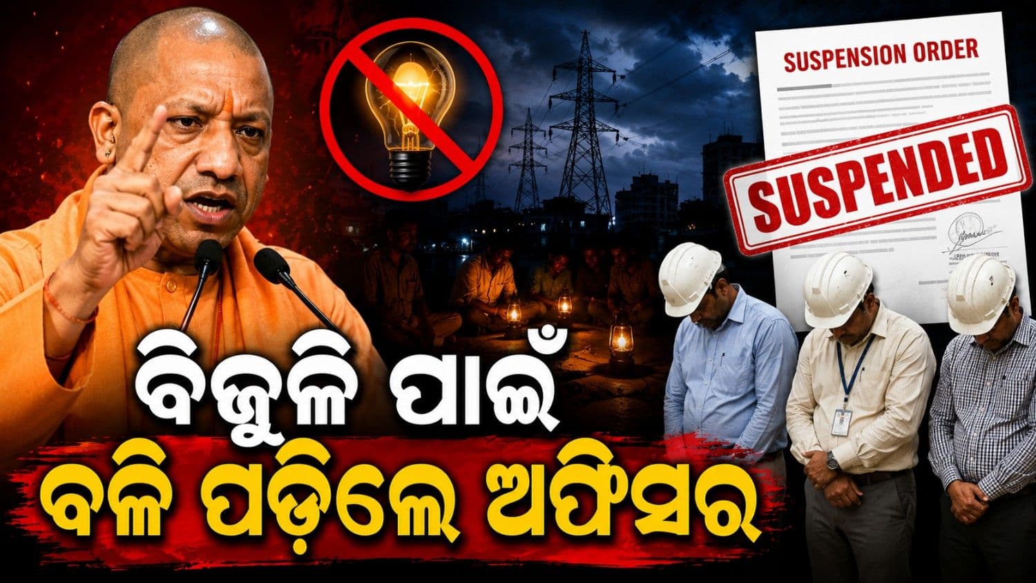 ଗରମରେ ଅନ୍ଧାରରେ ରହିଲେ ଲୋକେ; ବଳି ପଡ଼ିଗଲେ ଅଫିସର