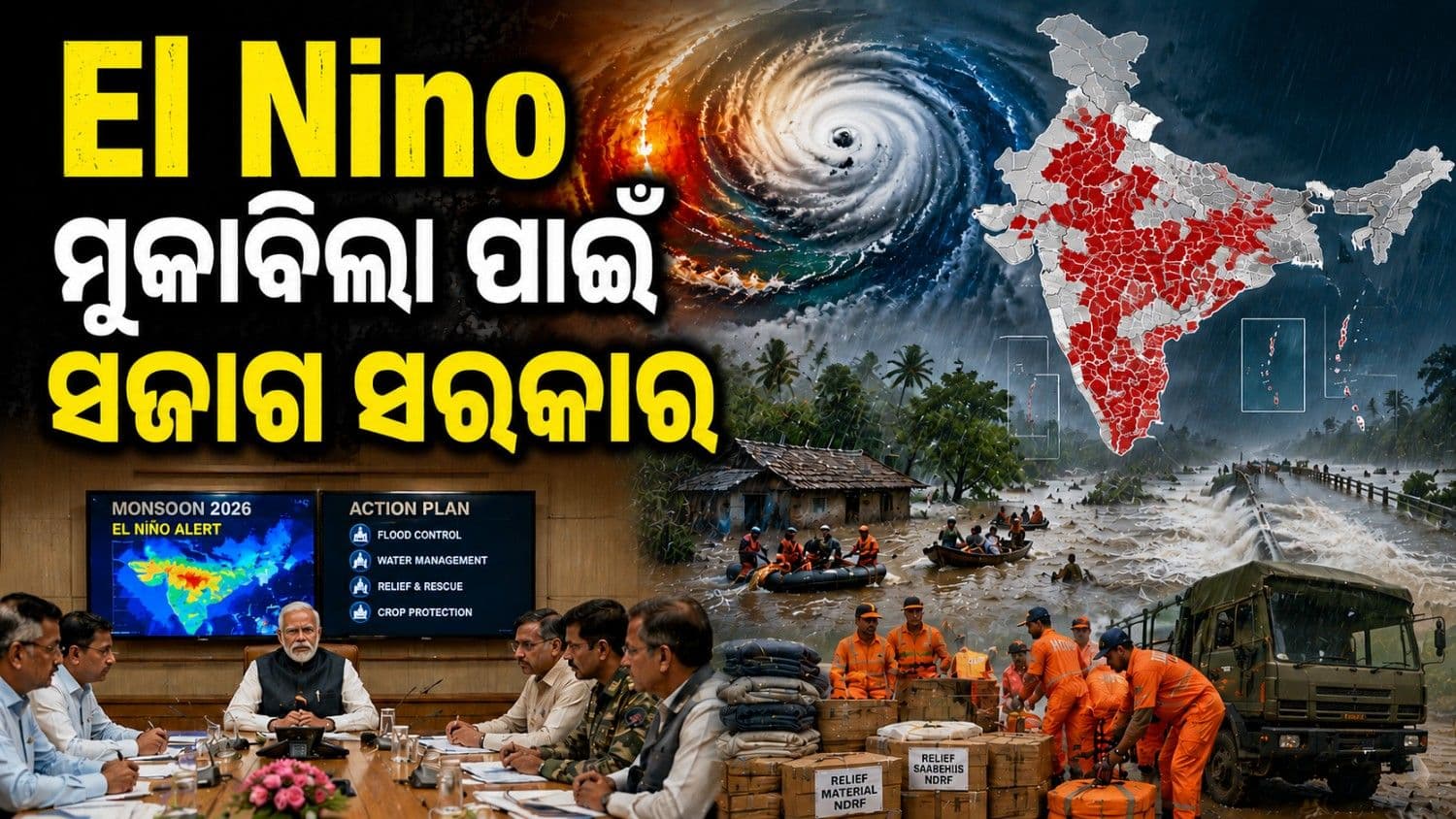 ଦେଶର ୧୯୭ ଜିଲ୍ଲାକୁ ଗ୍ରାସିବ ଏଲ୍ ନିନୋ; ମୁକାବିଲା ପାଇଁ ପ୍ରସ୍ତୁତ ସରକାର