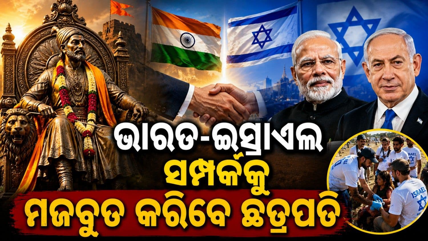 କାହିଁକି ଇସ୍ରାଏଲରେ ସ୍ଥାପିତ ହେଉଛି ଛତ୍ରପତି ଶିବାଜୀ ମହାରାଜଙ୍କ ପ୍ରତିମୂର୍ତ୍ତି?