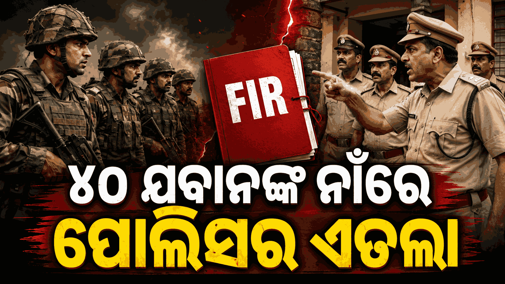 କାହିଁକି ମୁହାଁମୁହିଁ ହେଲେ ପୋଲିସ-ସେନା ଯବାନ ?