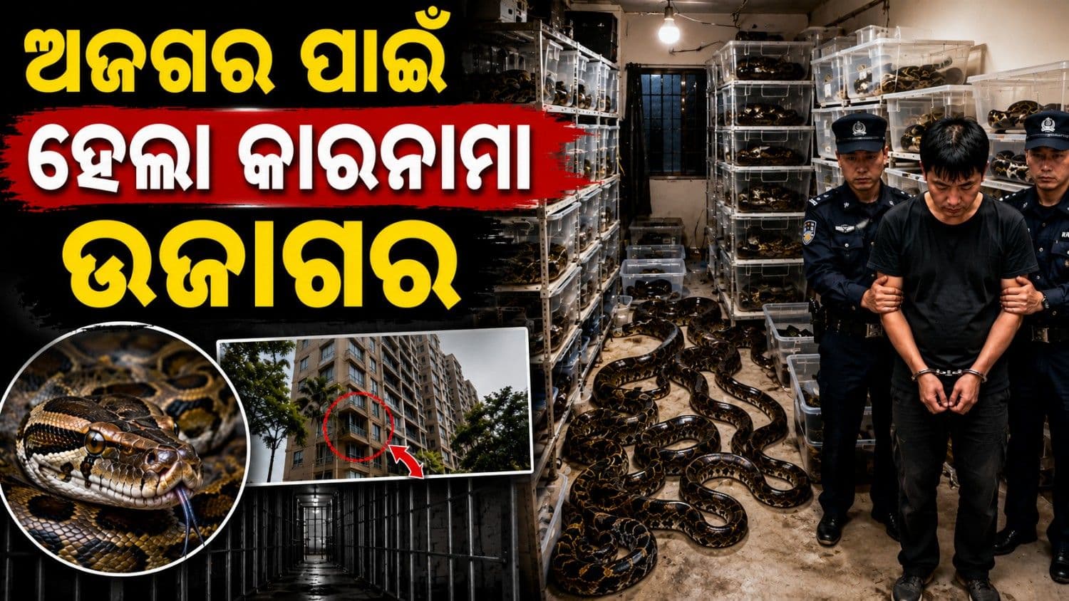 ଘରେ ପାଳିଥିଲା ଅଜଗର; ବିଦ୍ୟୁତ୍ ବିଲ୍ ପାଇଁ ହୋଇଗଲା କାରନାମା ଉଜାଗର