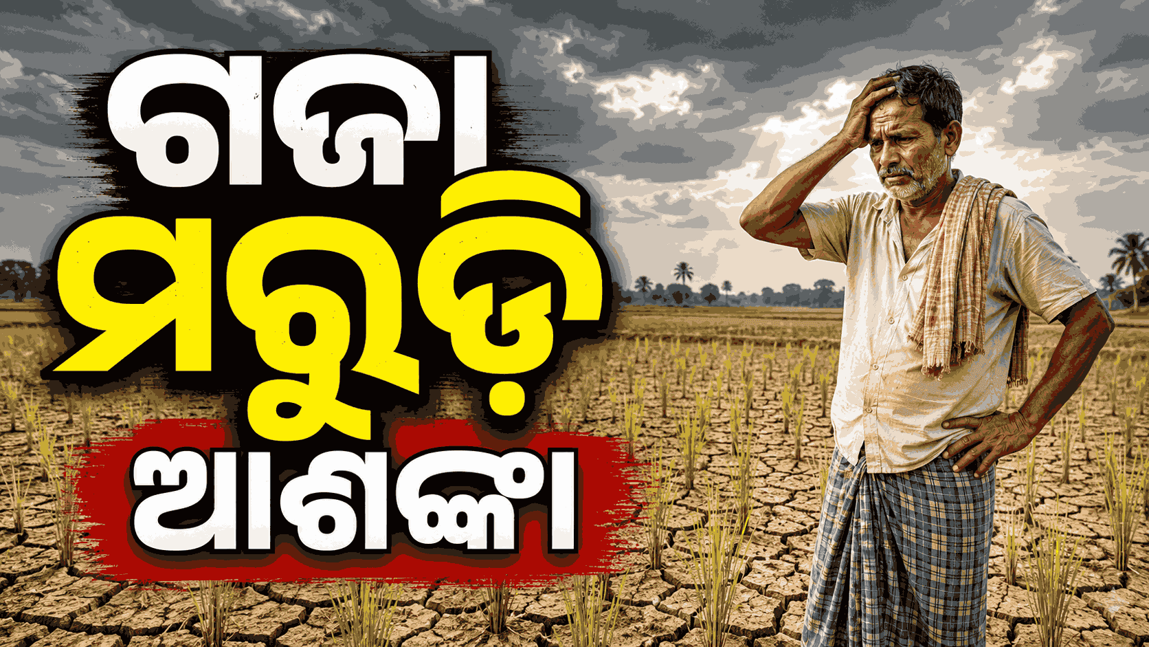 ଅକ୍ଷୟ ତୃତୀୟା ଓ ରଜ ସରିଥିଲେ ବି ଶୁଖିଲା ପଡ଼ିଛି ଜମି