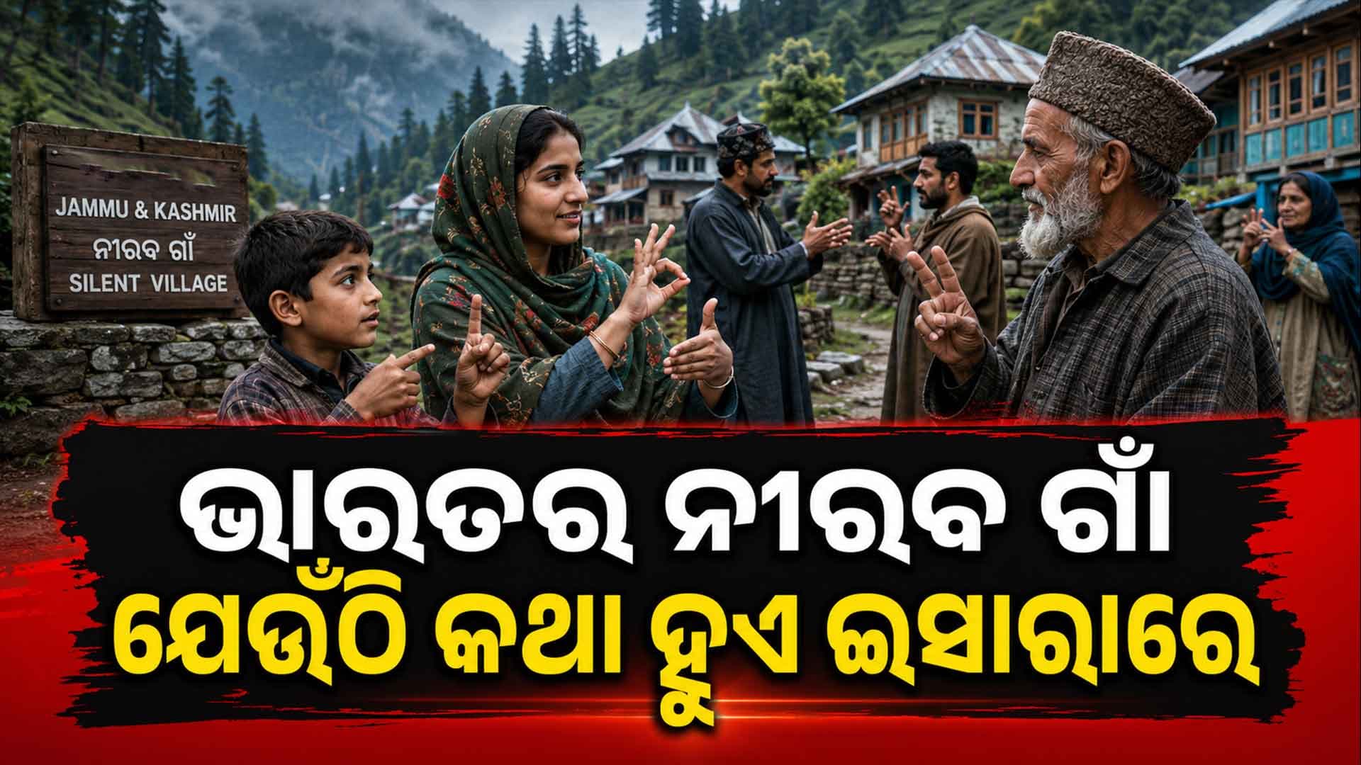 ଭାରତର 'ନିରବ ଗ୍ରାମ', ଯେଉଁଠାରେ ଅଧାରୁ ଅଧିକ ଲୋକ କଥା କହିପାରନ୍ତି ନାହିଁ କିମ୍ବା ଶୁଣିପାରନ୍ତି ନାହିଁ, ଏହାର କାରଣ ଜାଣି ଆଶ୍ଚର୍ଯ୍ୟ ହେବେ