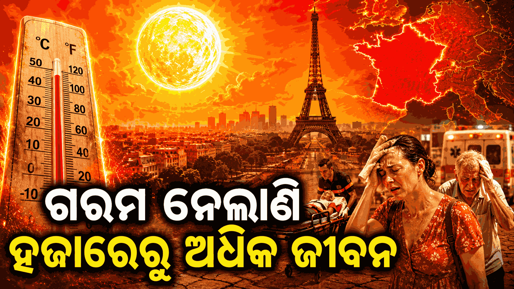 ଭାରତ ଭଳି ଜଳୁଛି ଫ୍ରାନ୍ସ; ୟୁରୋପରେ ୪ ଦିନରେ ହଜାରେ ମୃତ୍ୟୁ ପରେ ବୈଜ୍ଞାନିକଙ୍କ ବଡ଼ ଚେତାବନୀ