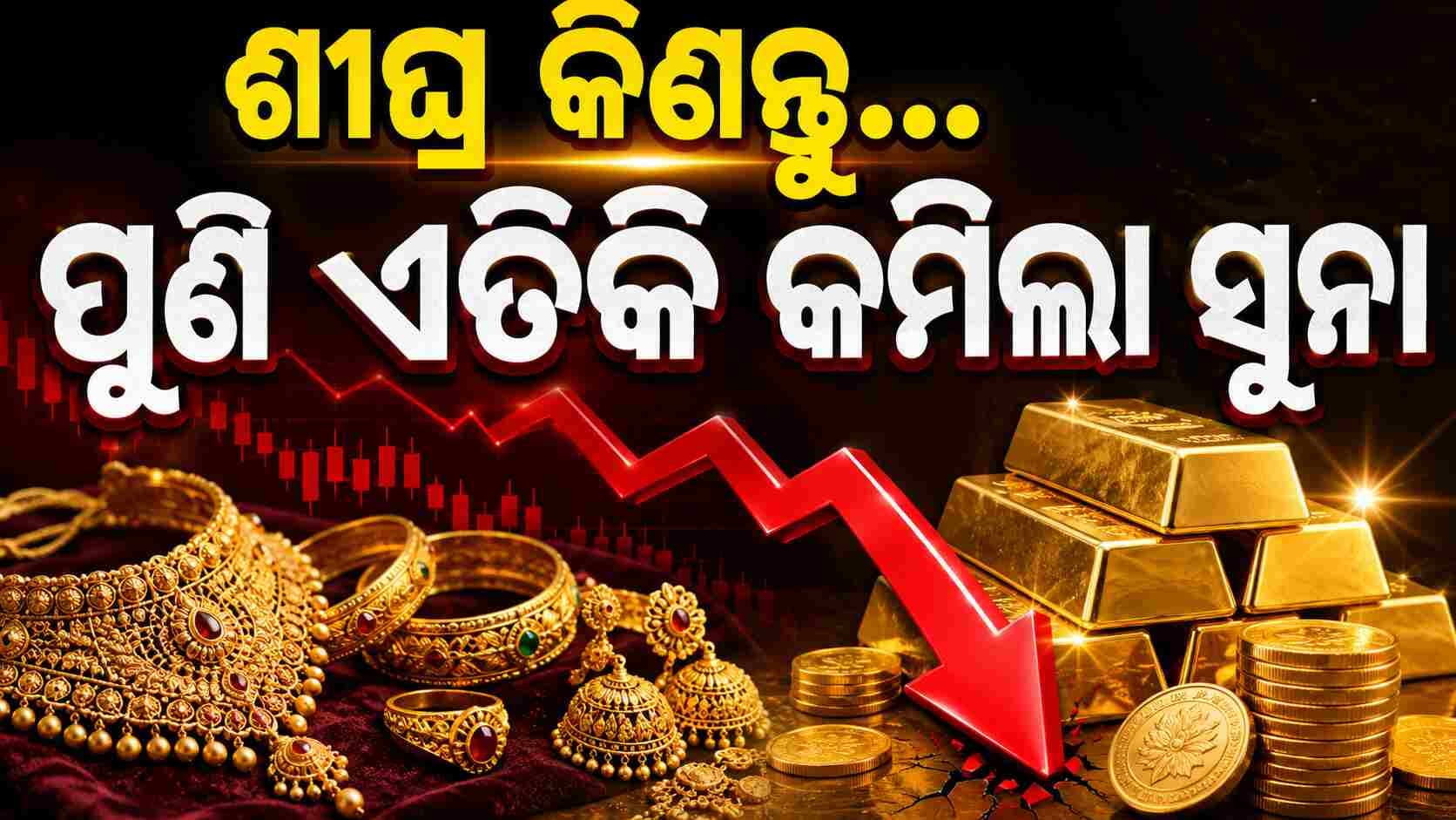 ସୁନା କିଣା କମ୍, ବିକ୍ରି ବେଶି... ସୁନା ଚାହିଦା ୭୦% କମିଲା