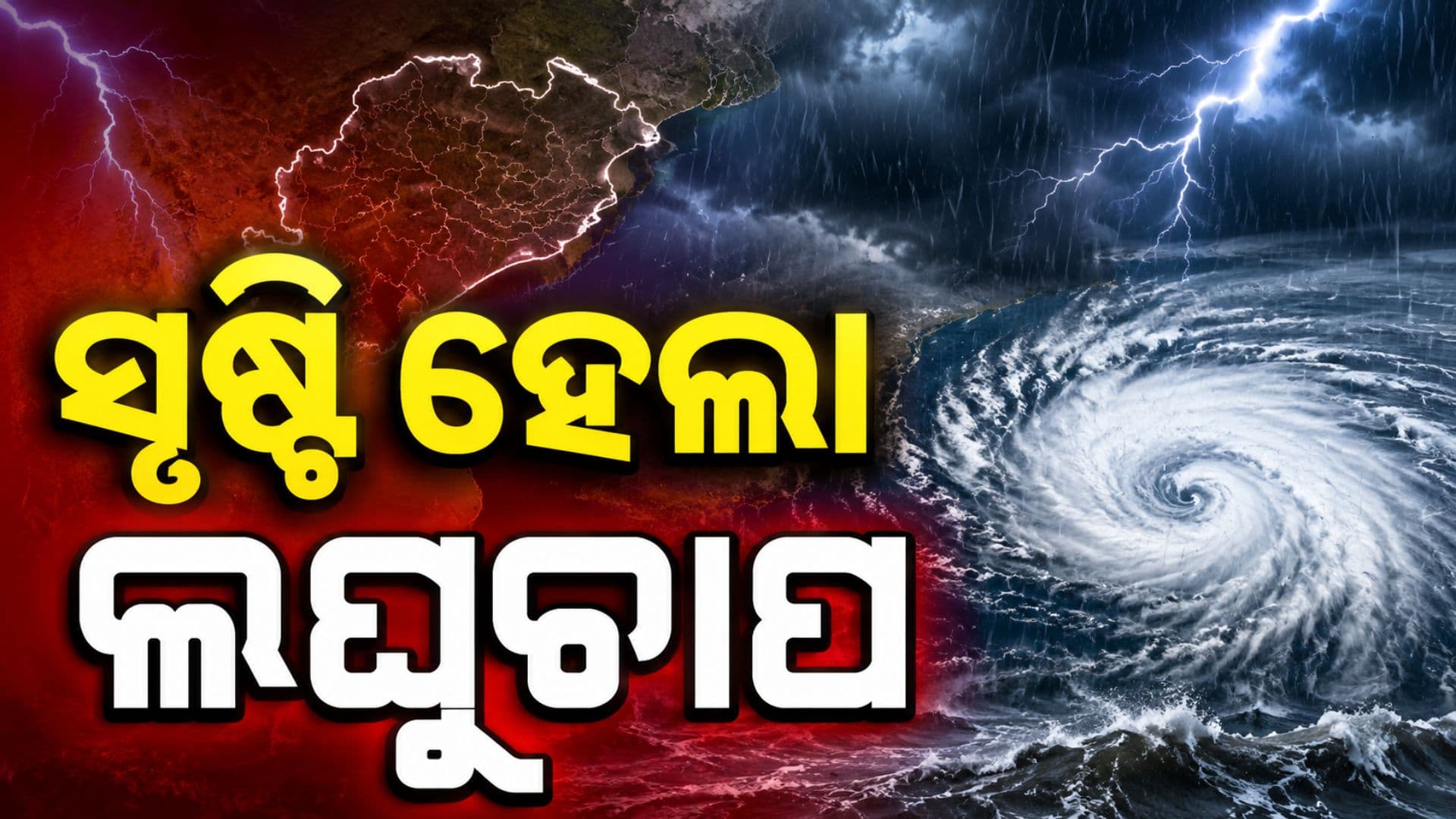 ସୃଷ୍ଟି ହେଲା ଲଘୁଚାପ କ୍ଷେତ୍ର, ୨୪ ଘଣ୍ଟା ପାଇଁ ୨ ଜିଲ୍ଲାକୁ ଅରେଞ୍ଜ ଆଲର୍ଟ