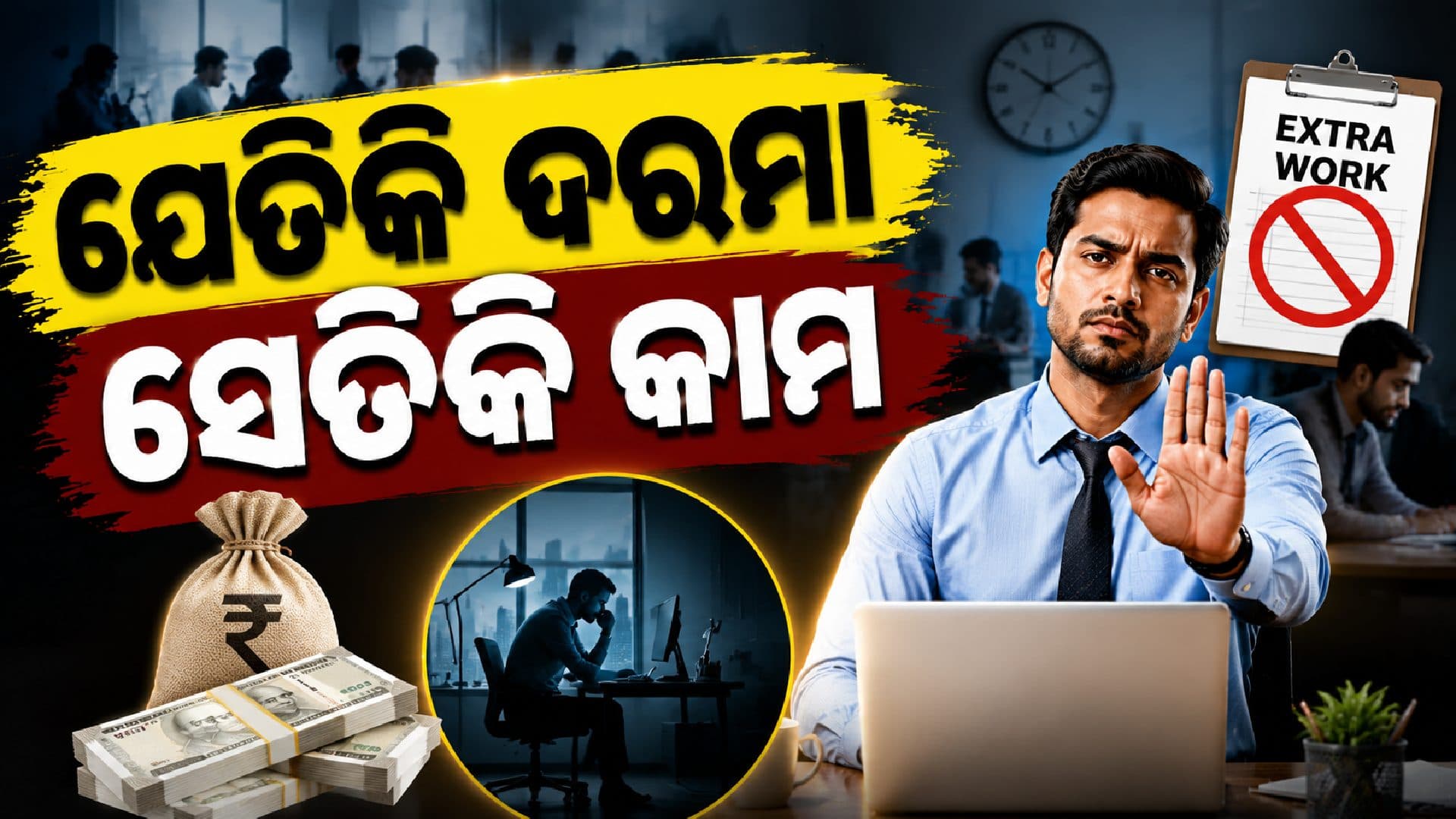 କମ୍ପାନୀରେ ନୂଆ ସଙ୍କଟ: ଅତିରିକ୍ତ କାମକୁ ନା କହୁଛନ୍ତି କର୍ମଚାରୀ