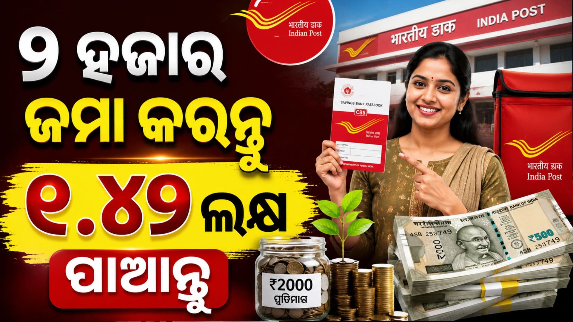 ମାସକୁ ମାତ୍ର ୨,୦୦୦ ଜମା କରନ୍ତୁ, ୫ ବର୍ଷରେ ପାଆନ୍ତୁ ୧.୪୨ ଲକ୍ଷ
