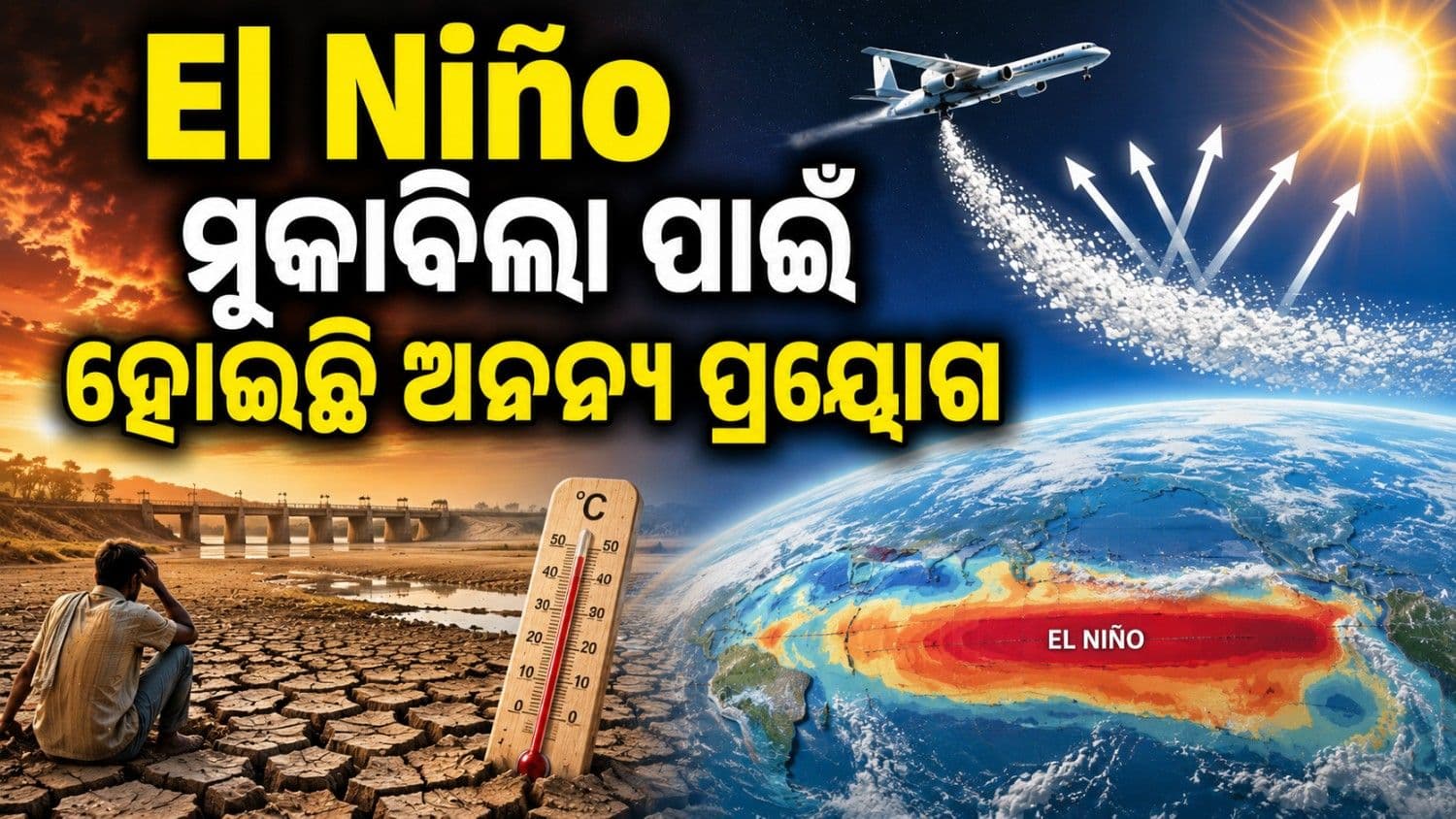 ଭାଙ୍ଗିଲା ୨ ବର୍ଷର ରେକର୍ଡ଼; ହ୍ରାସ ପାଇଲା ୪୦% ବର୍ଷା, 'ଏଲ୍ ନିନୋ' ମୁକାବିଲା ପାଇଁ ହୋଇଛି ଅନନ୍ୟ ପ୍ରସ୍ତୁତି