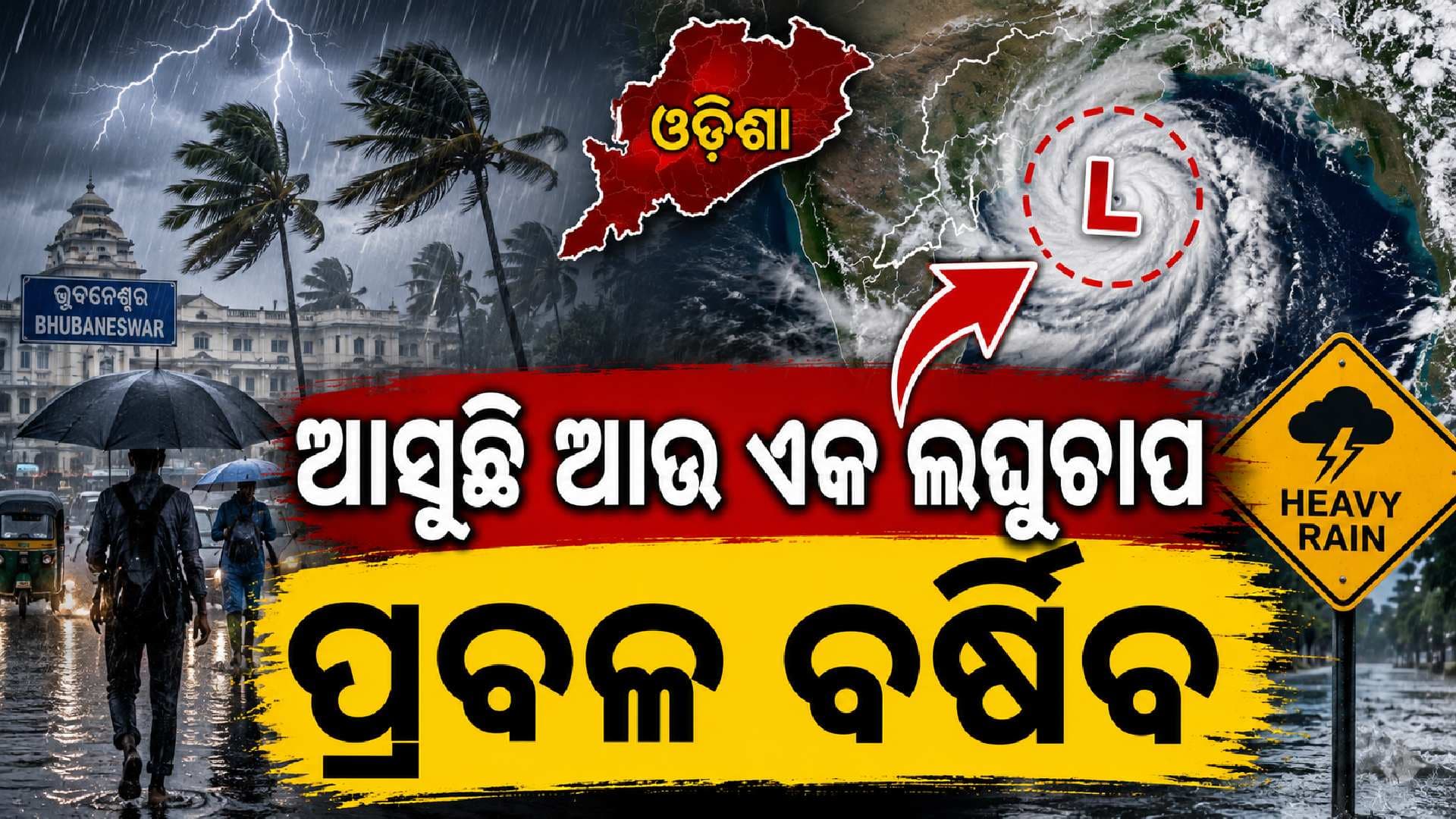 ପୁଣି ଆସୁଛି ଝଡ଼଼ବର୍ଷା; ଆଜି ବଙ୍ଗୋପସାଗରରେ ଘୂର୍ଣ୍ଣିବଳୟ, ରଥଯାତ୍ରାରେ...